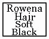 Rowena Hair Soft Black