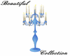 Blue & white candleStand
