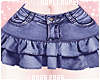 Cute Ruffled Mini Skirt