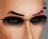 (A)Purple Slit Eyebrow