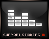 1k Support stickers