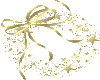 Golden wreath sticker