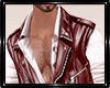 [S]Leather and shirt red