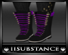 |SS| Blk/Purp Boots