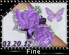 F| Purple Corsage