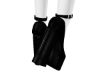 D*G Black platform heels