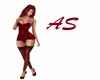 Anna Red lingerie 3