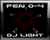 Skull Pentagram DJ LIGHT