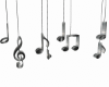 Hanging Notes -Silver