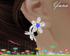 :Diamond Blue Earrings: