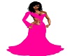 PINK EVENING GOWN