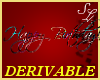 DERIVABLE BDAY SIGN
