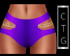 CTG CHAINED PURPLE SHORT