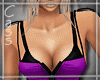[CC] Zip Bustier Purple