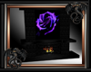 Purple Rose Fireplace