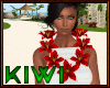 Red Lily lei