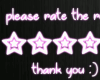 Please Rate - Thank You