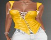 SM Deja Yellow Corset