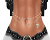 GOLD 'F' BELLY CHAIN