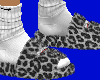 BB CHEETAH SLIDES GRAY