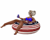 4th july girl on floaty