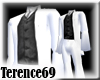 69 Formal Vest W- Black