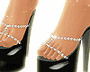 Leather + Diamond Heels