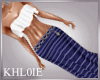 K blue white nort dress