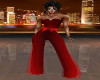 TEF ISLE RED PANT SUIT
