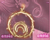 Gold Moon Earrings