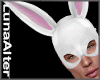 WHITE BUNNY MASK anyHair