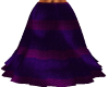 Purple Long skirt