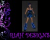 Rave Dress/Boots Blue