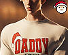 Daddy Claus Sweater Wht