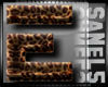 Leopard Letter E