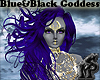 Blue&Black Goddess Hair 