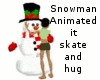 Animated snowman