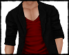 Black Red Suit Top