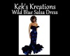 Wild Blue Salsa Dress