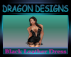 DD Black Leather Dress