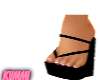 THONG WEDGE| BLACK