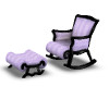rocker chair lavender