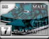 [BE] Blue Plaid|Kicks M