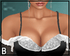 Black White Ruffle Top