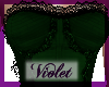 ( V) Green corset