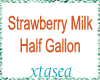 Strawberry Milk half Gal