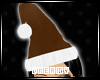 *D*Funky Brown Santa Hat