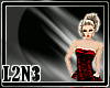 L2N3 Red Hollows Gown