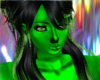 alien rave green skin