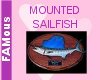 Mounted Sailfish
